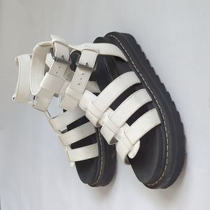 Portland Vegan Gladiator Sandals - White